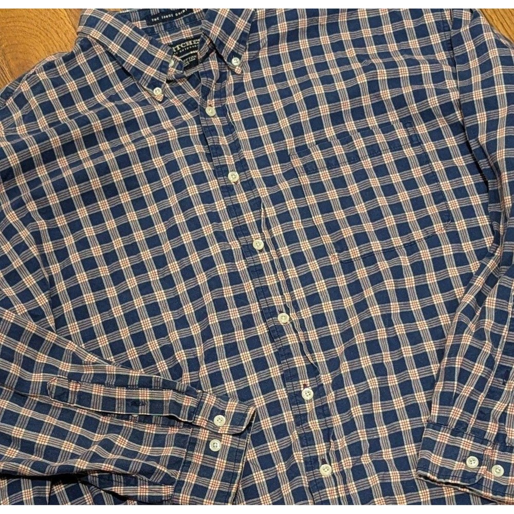 Vintage Coastal Heritage Plaid Check Shirt Britches Great Outdoors‎ Loose XXL